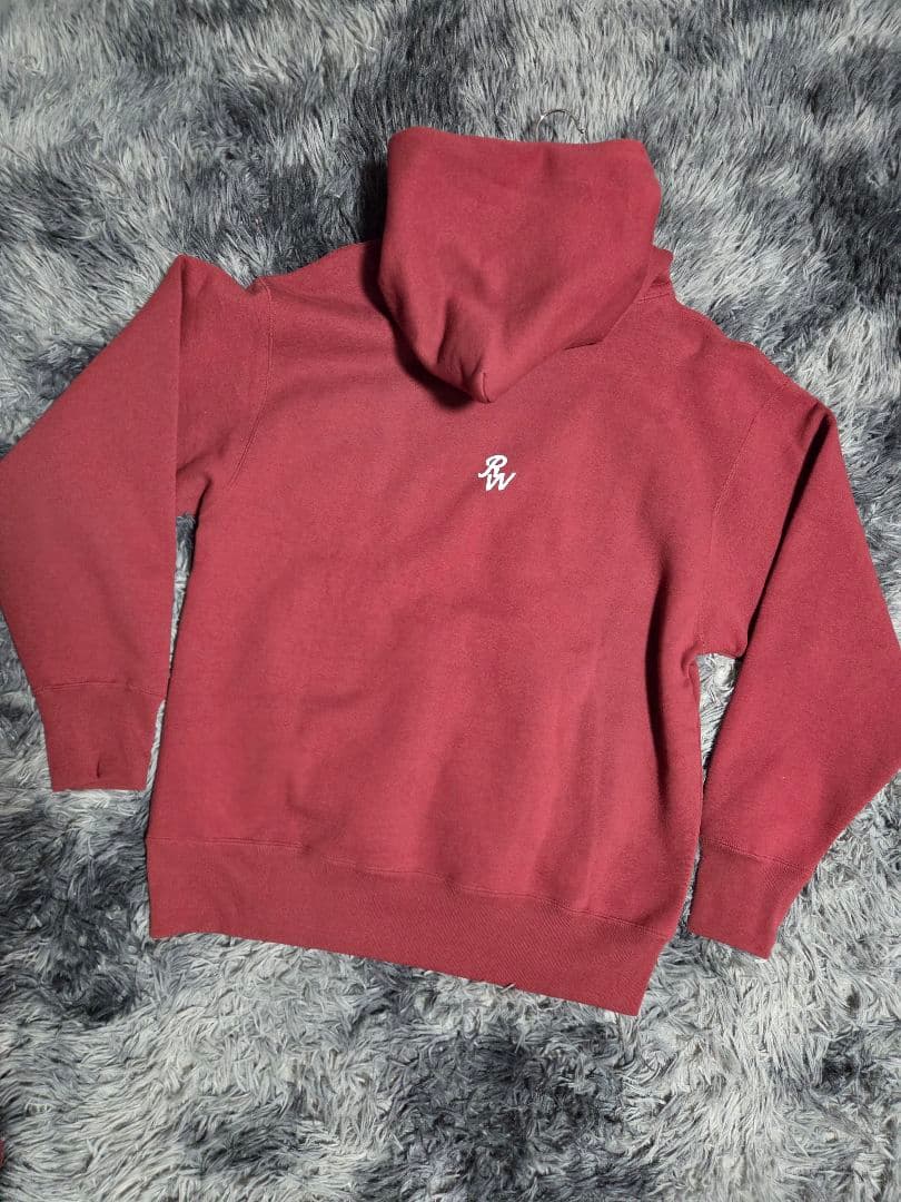 ロットワイラー　BLACK DOGS バーガンディ プルオーバーパーカー