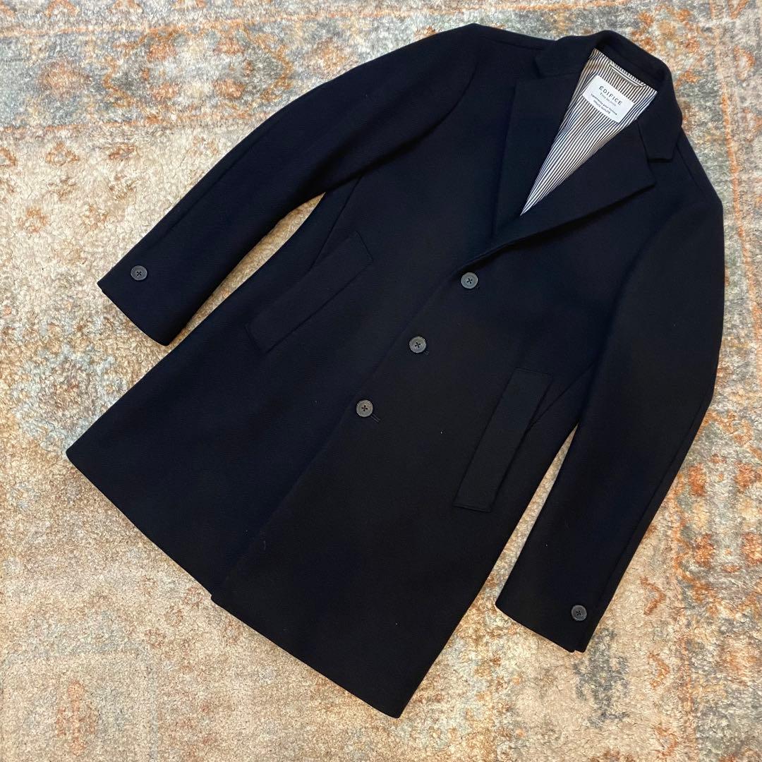 【極美品】ÉDIFICE チェスターコート ウール100%サイズ44 Mサイズ