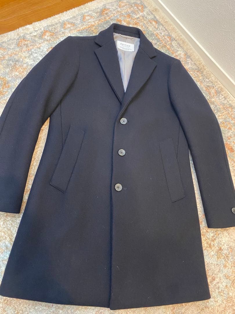 【極美品】ÉDIFICE チェスターコート ウール100%サイズ44 Mサイズ