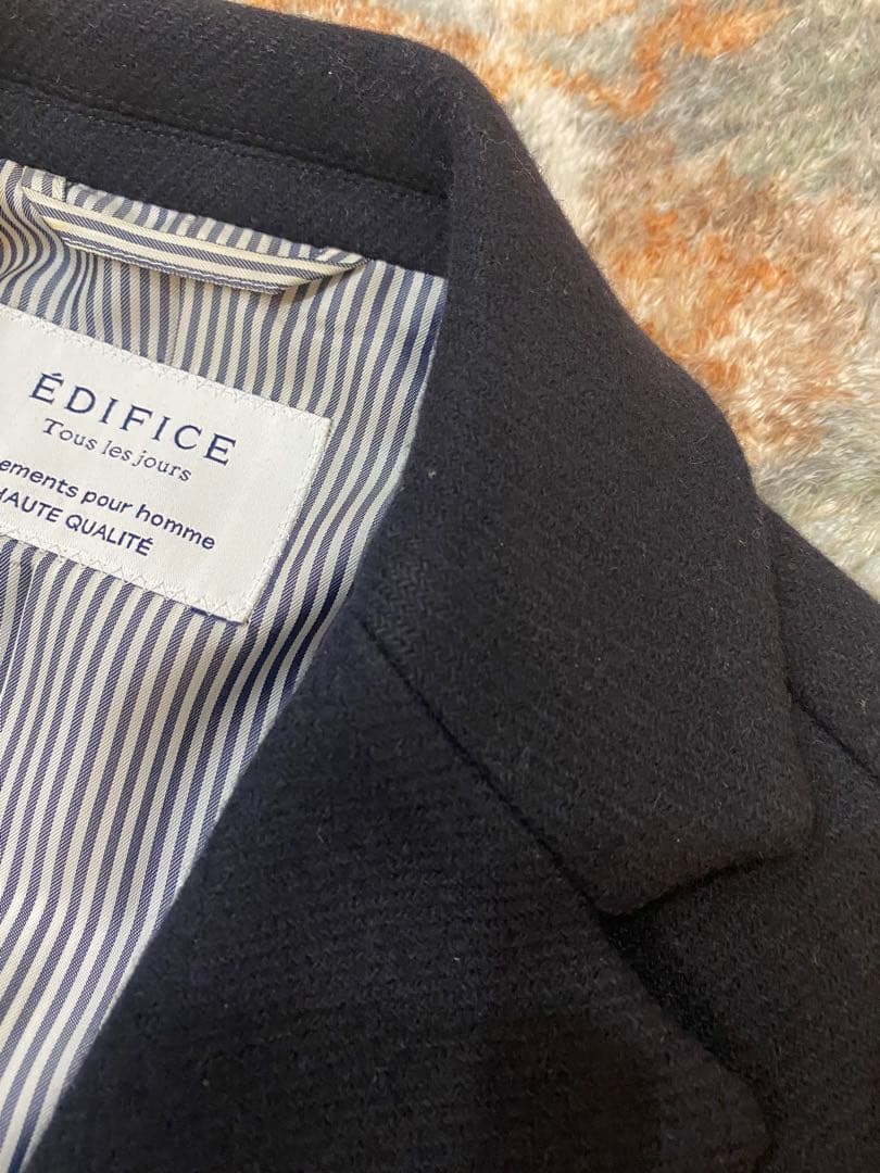 【極美品】ÉDIFICE チェスターコート ウール100%サイズ44 Mサイズ