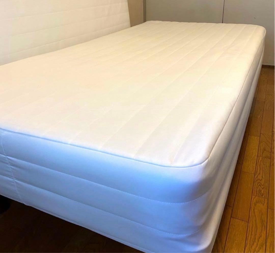 送料込み 無印良品 脚付マットレス 高密度ポケットコイル シングル