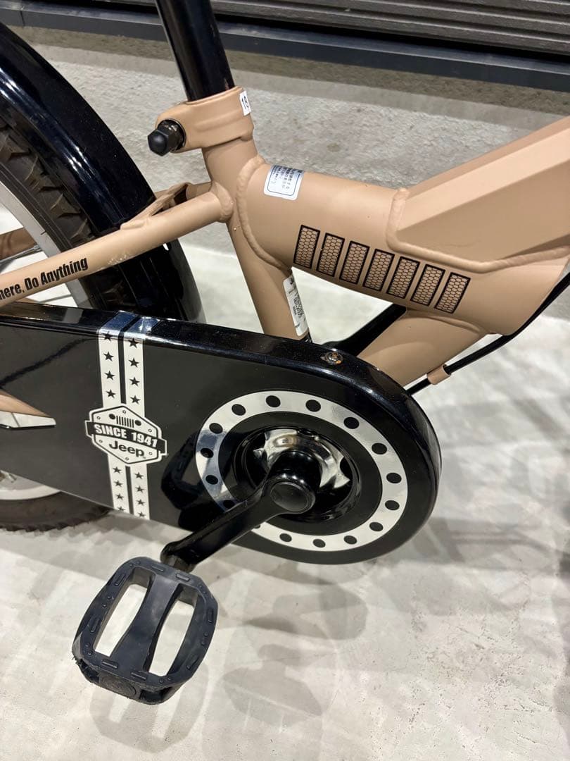Jeep 子供用自転車 ベージュ 18インチ