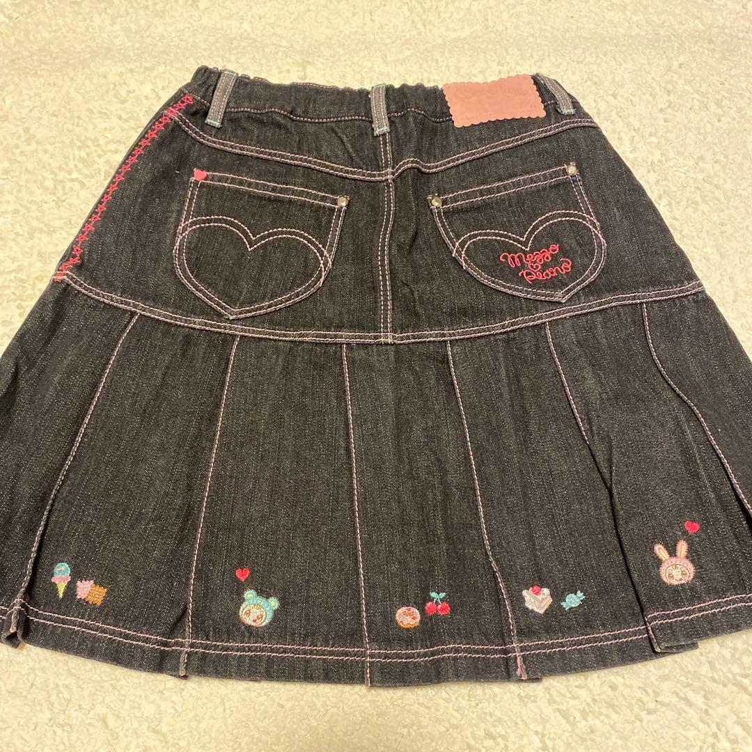メゾピアノ mezzo piano デニム スカート