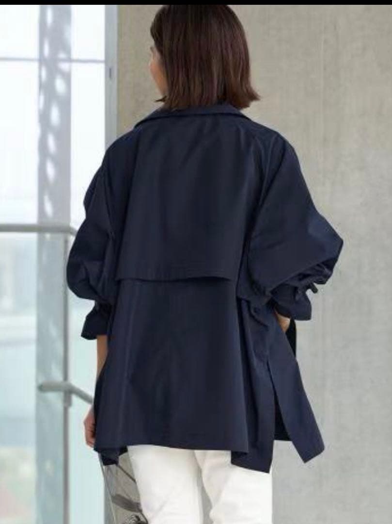 IENAPeポプリンオーバーショートコート新品タグ付き