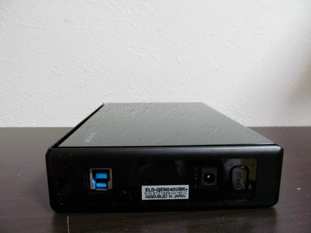 SeeQVault対応外付HDD★ELD-QEN040UBK【4TB良品】