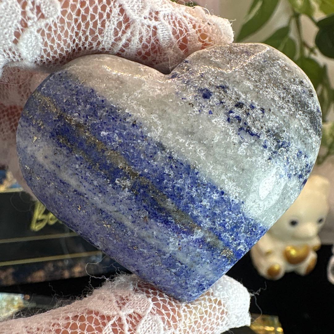 ラピスラズリハートNo.1123