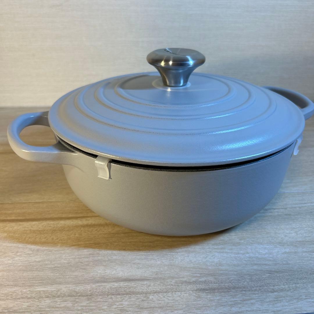 ルクルーゼ　シグニチャー　ソテーパン　24cm ソートューズ　グレー　両手鍋
