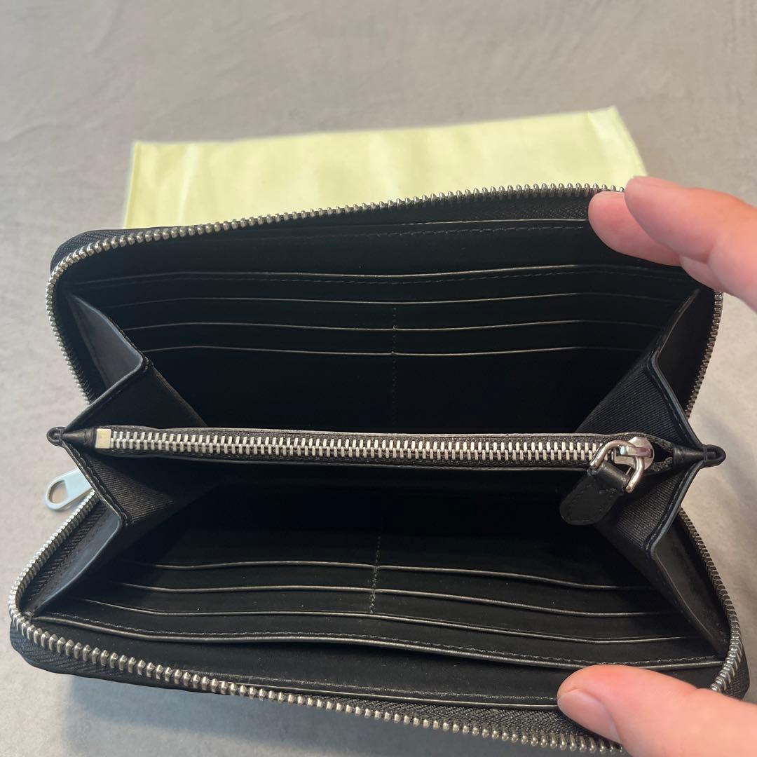 状態良好 Burberry バーバリー ラウンドファスナー長財布 TB
