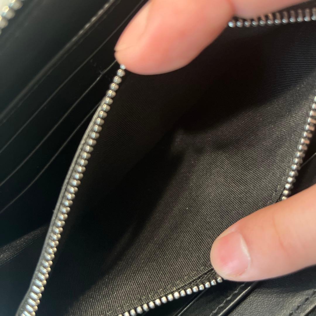 状態良好 Burberry バーバリー ラウンドファスナー長財布 TB