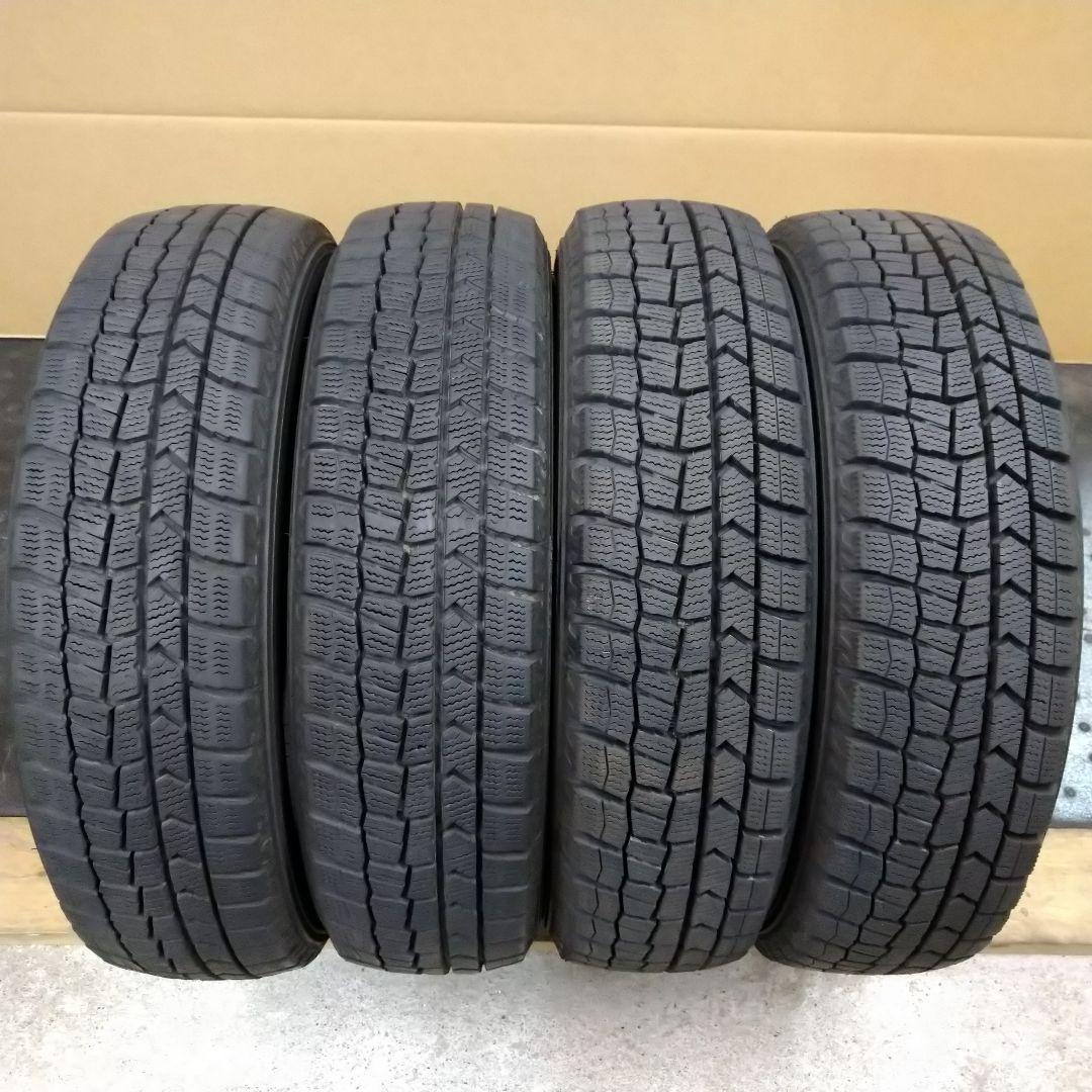 ★バリ山 155/65R14 ダンロップウインターマックスWM02 23年製4本