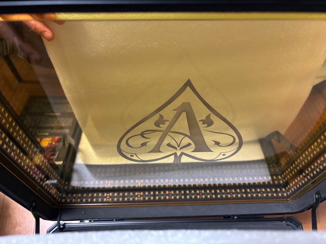 専用アルマンドアタッシュケース　シャンパン LED 3本収納可能 キャバクラ