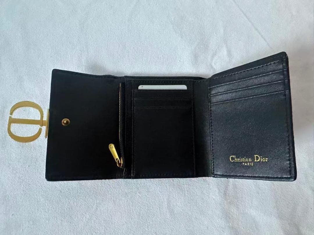 【美品】Dior コンパクトウォレット