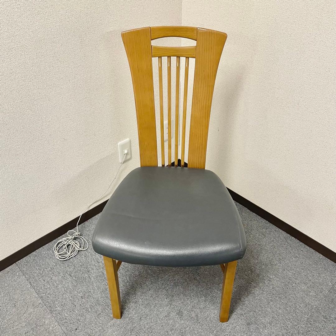 カリモク CD34モデル ダイニングチェア 合成皮革張 オーク材② F