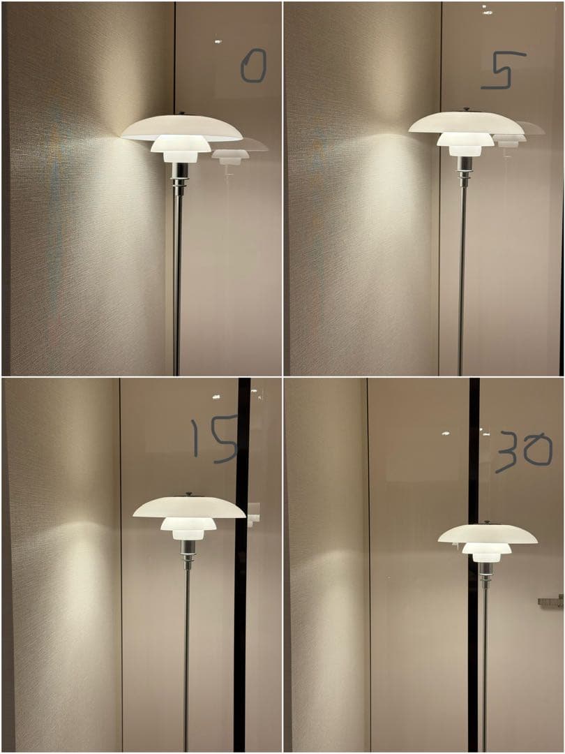 【極希少】ルイスポールセン風 北欧デザイン フロアランプ スタンドライト