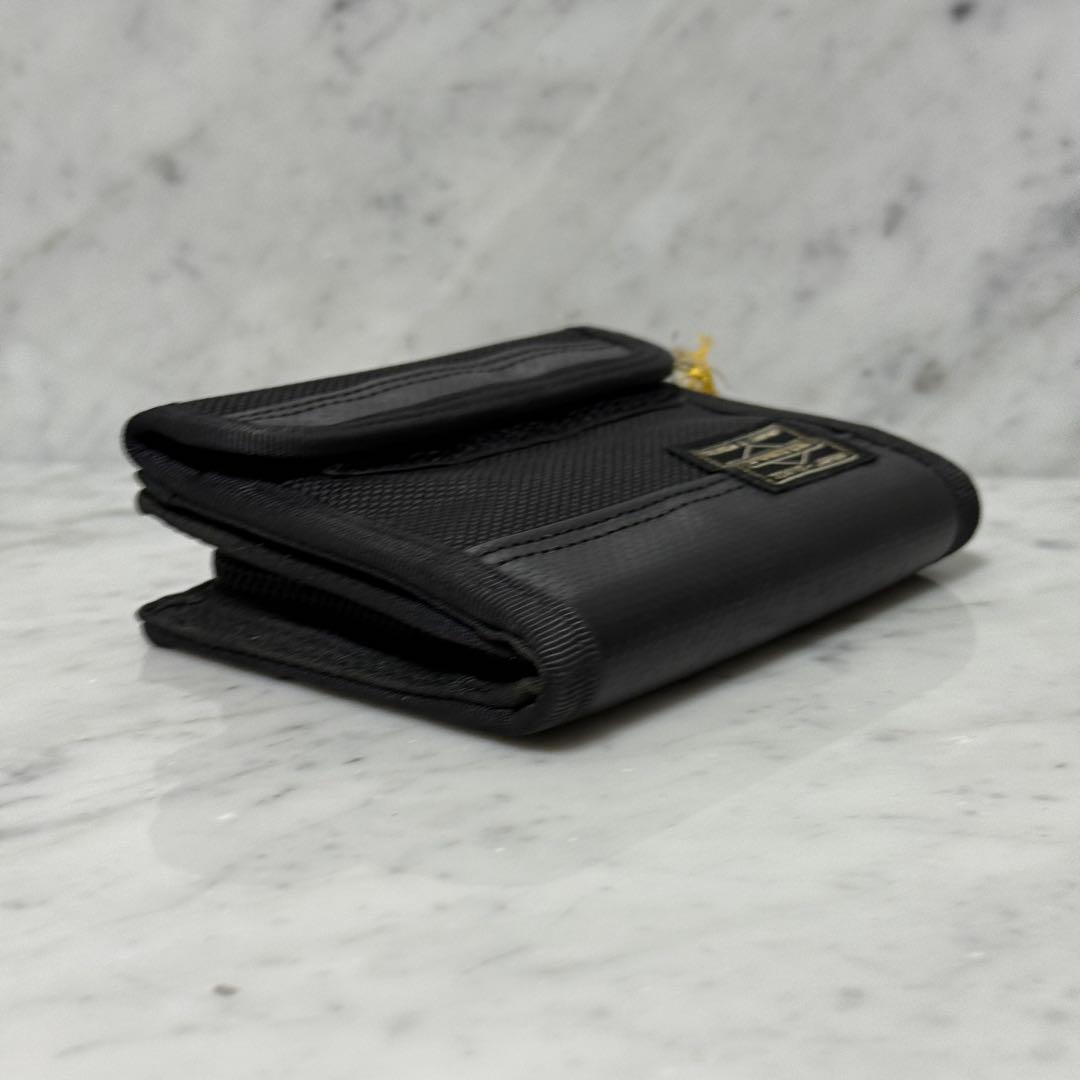 新品 未使用 PORTER ポーター 二つ折り財布 ブラック 黒 ナイロン