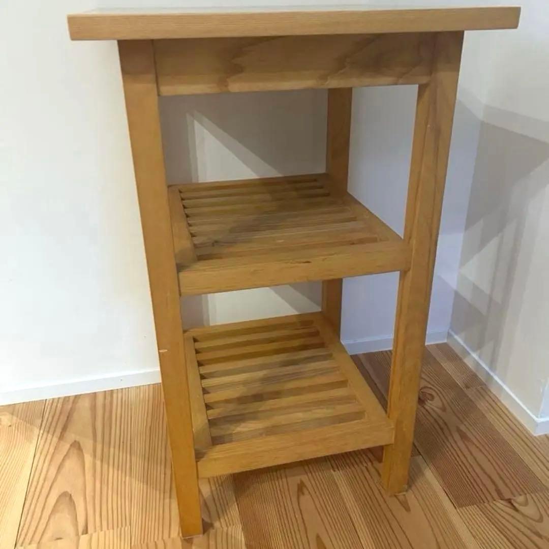 アクタス　天然木　サイドテーブル