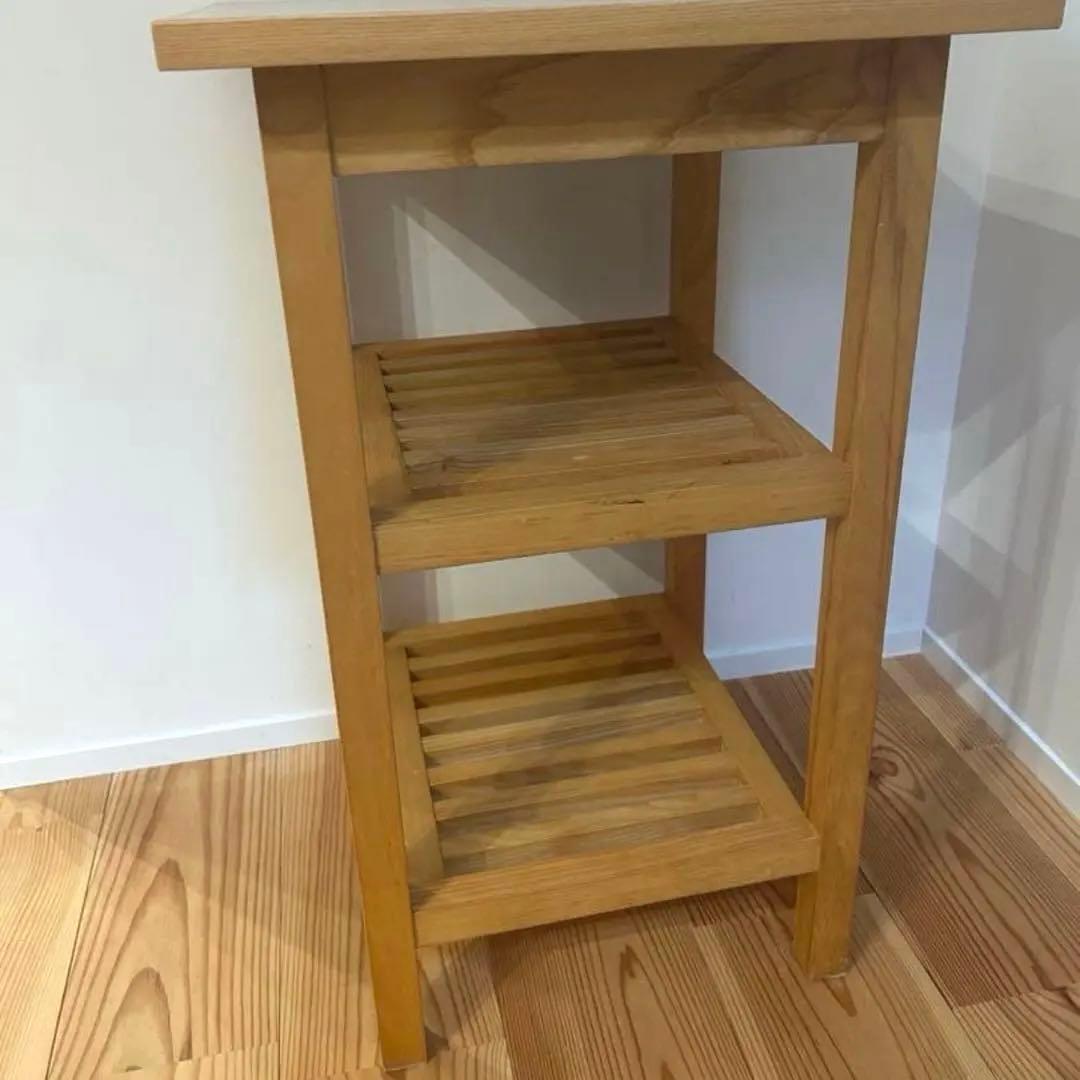 アクタス　天然木　サイドテーブル