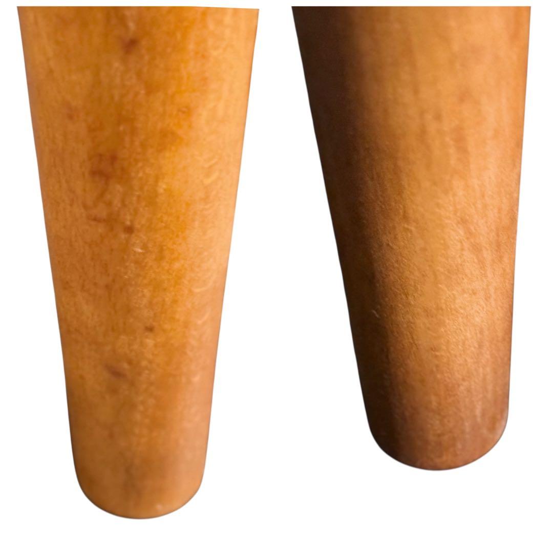 HR758 柏木工　ダイニングテーブル　バイカラー　古いスピンドルレッグ