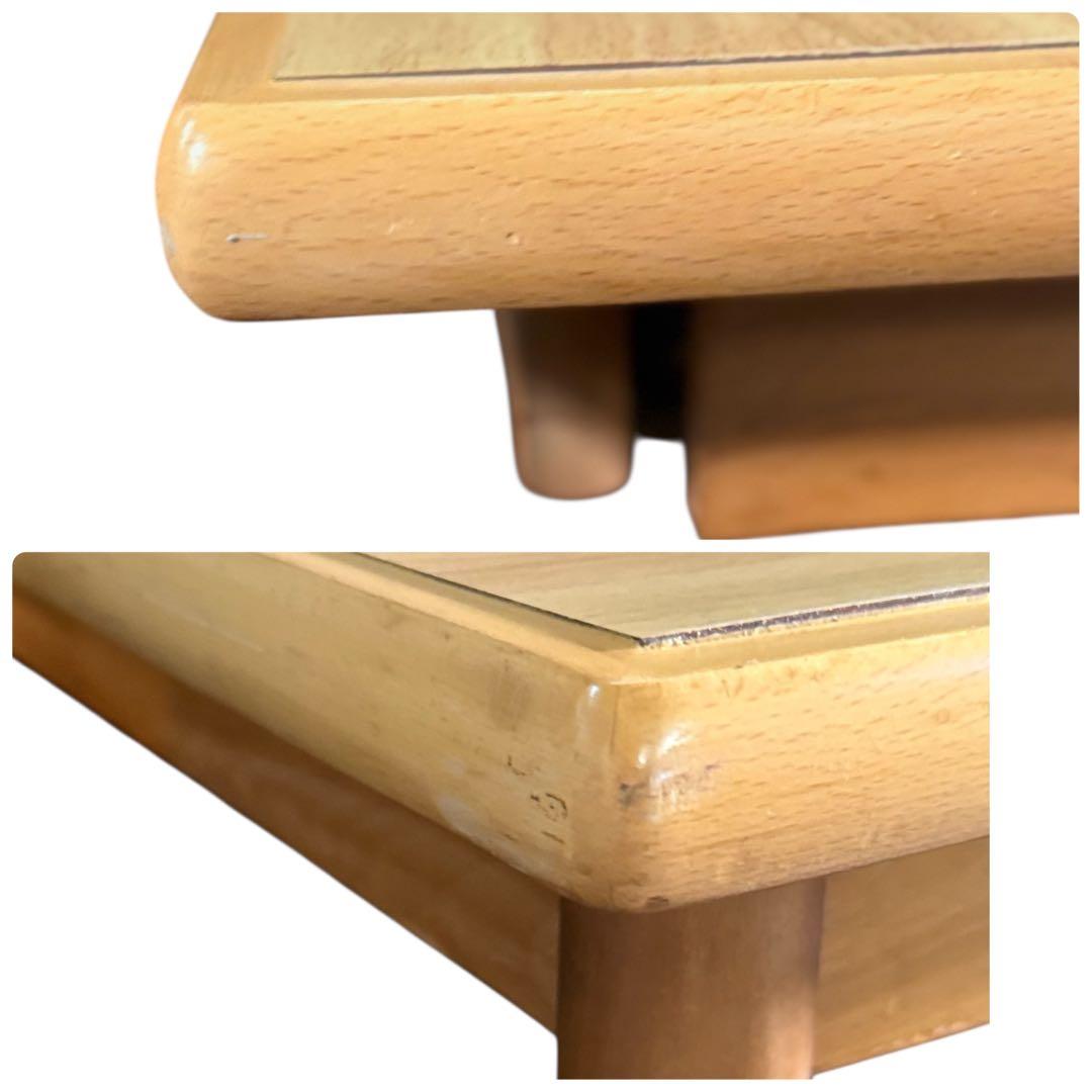 HR758 柏木工　ダイニングテーブル　バイカラー　古いスピンドルレッグ