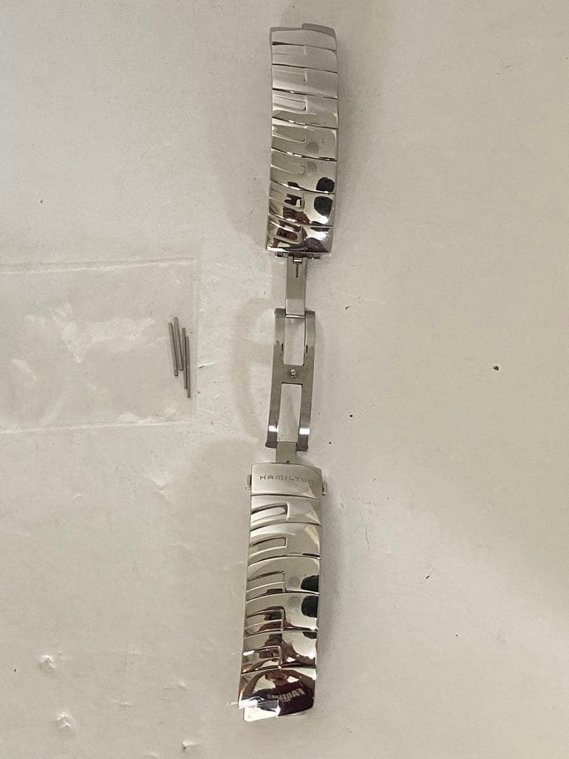 【超希少】ハミルトンベンチュラ純正メタルベルト　取付け幅17mm