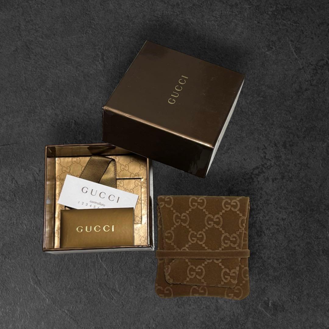 GUCCI グッチ シルバー 925 プレート Gロゴ ネックレス 美品！