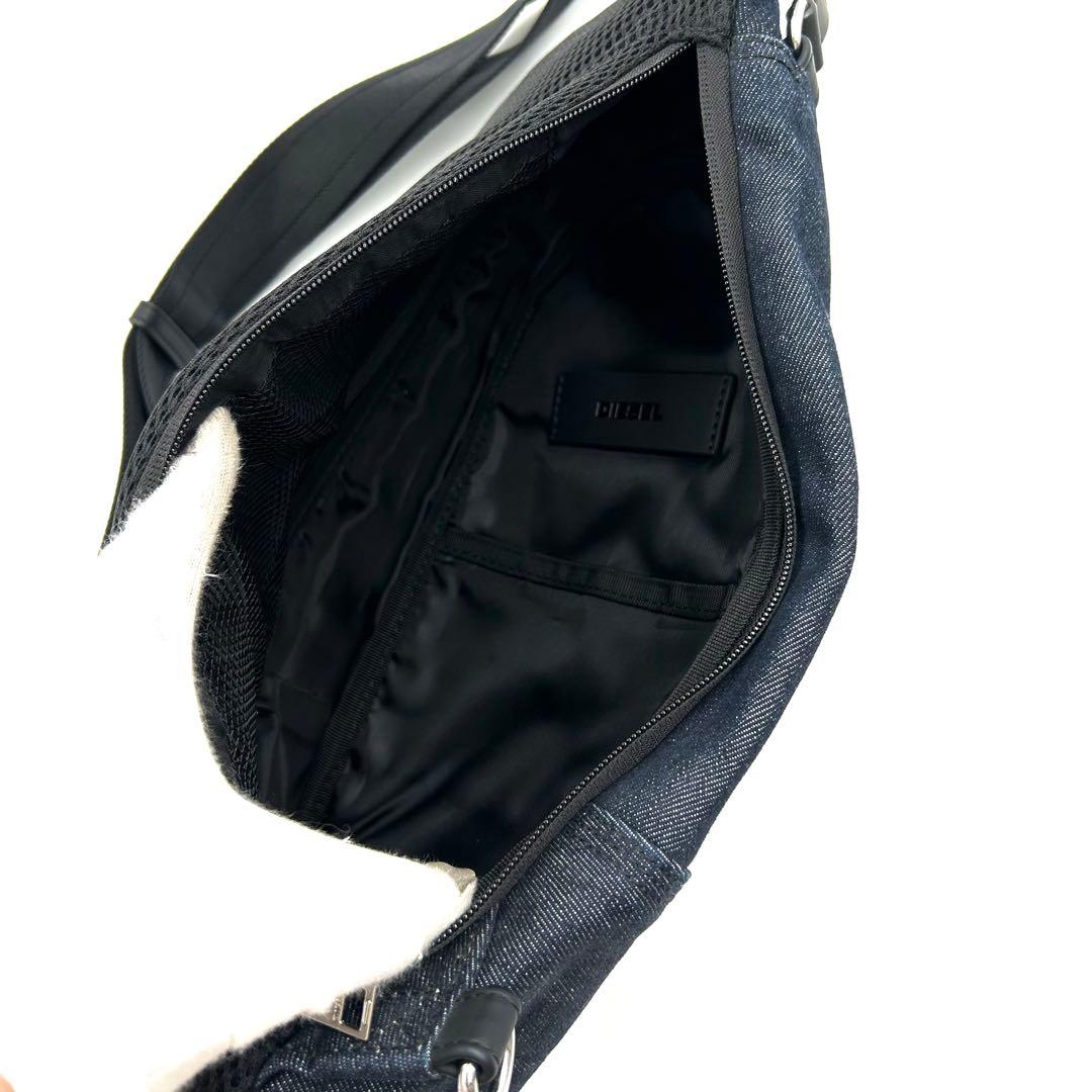 極美品 ディーゼル 646 ボディバッグ デニム スリングバッグ 斜め掛け