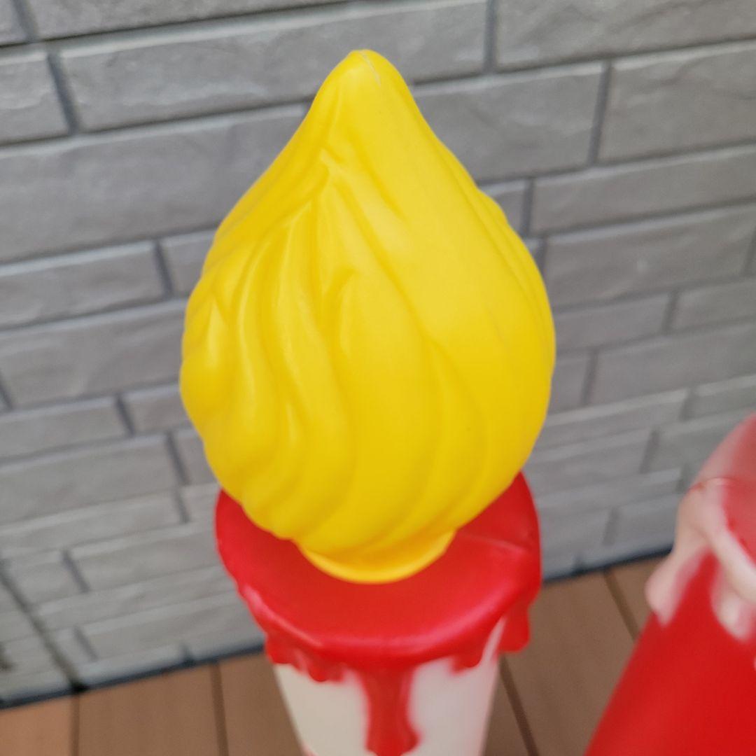 NOELデザインの電飾キャンドル　2本セット希少 クリスマス