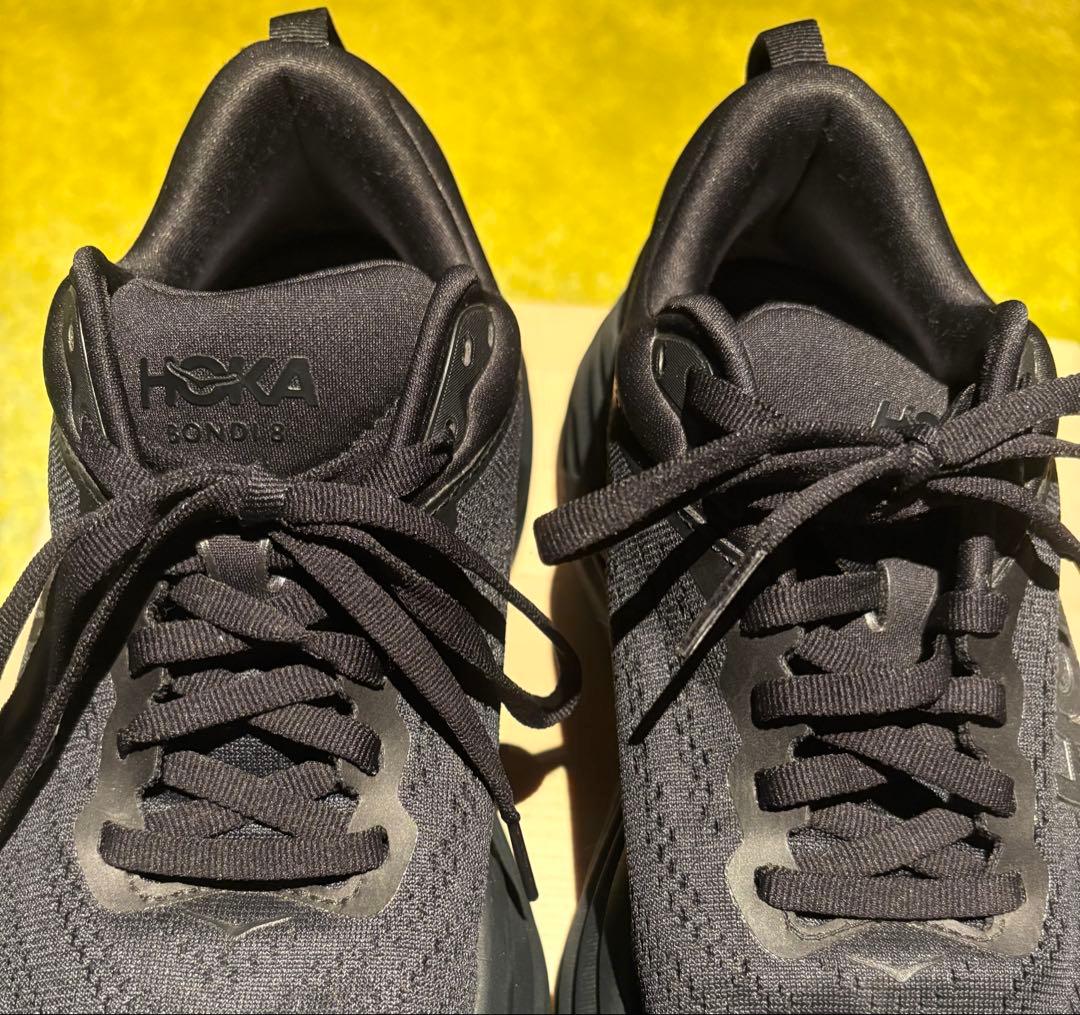 HOKA Bondi 8 ブラック スニーカー
