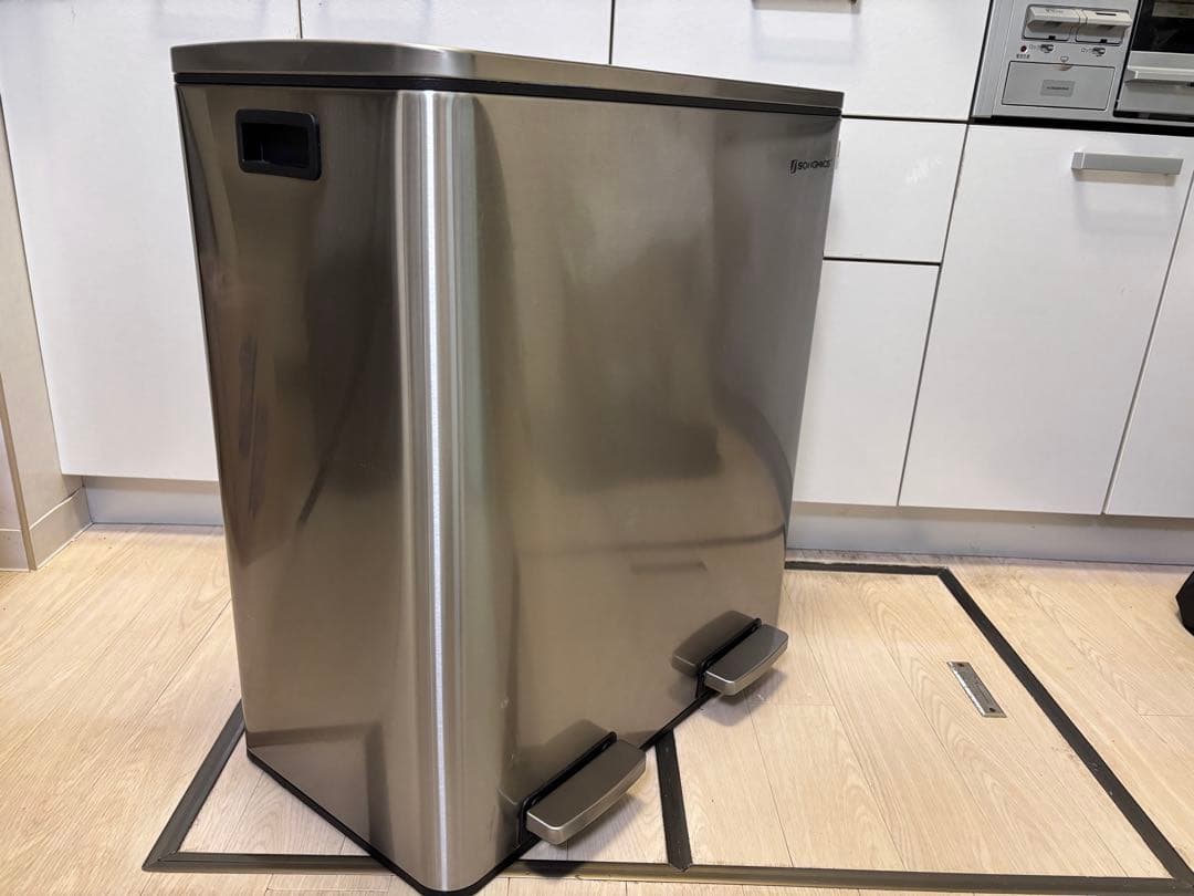 SONGMICS ゴミ箱 ダストボックス 2x30L LTB60NL