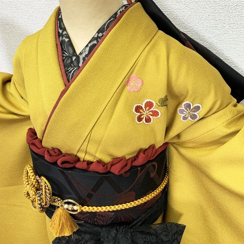 512z8.509y17.小物類.505uu12☆振袖 総刺繍 金駒 シンプル