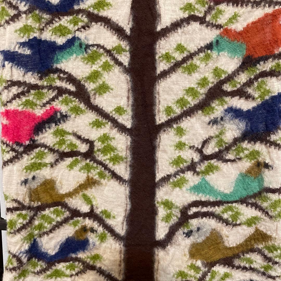 KAPITAL キャピタル　BIRD TREE HAPPYマフラーマフラー