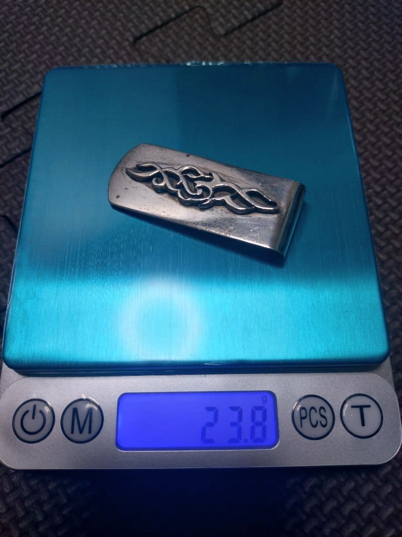 925シルバー マネークリップ 装飾デザイン