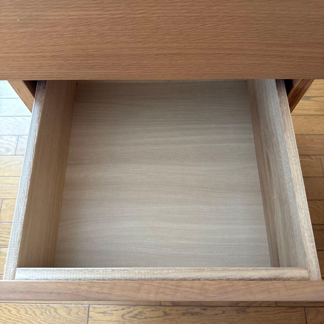 無印良品オーク材4段チェスト