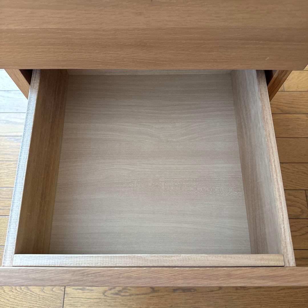 無印良品オーク材4段チェスト