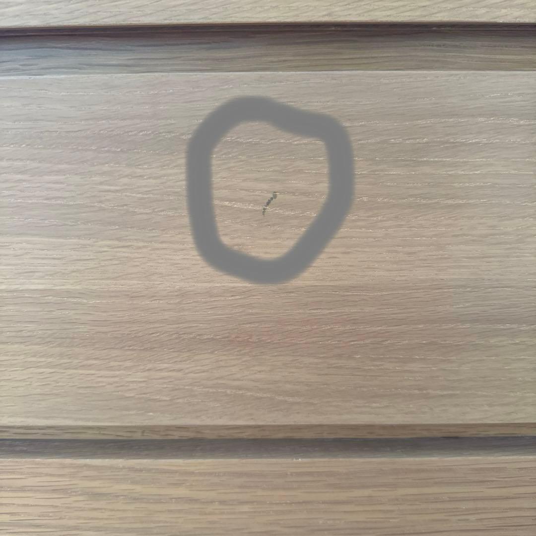 無印良品オーク材4段チェスト