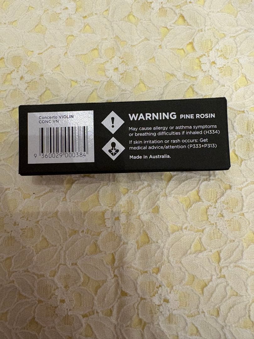 新品 レザーウッド ベスポーク コンチェルト 松脂