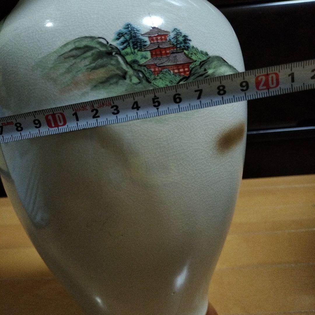 九谷焼 七福神 花瓶 金彩色絵 縁起物