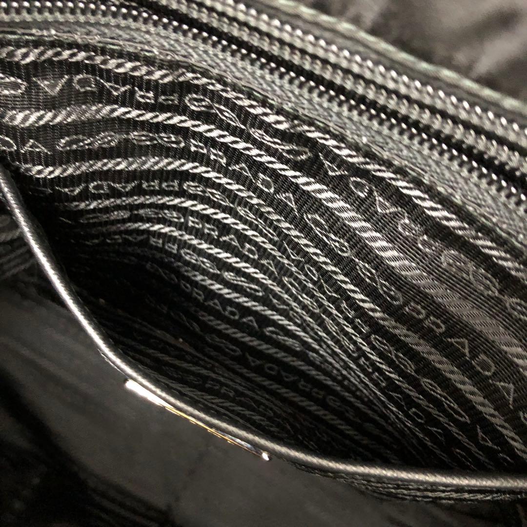 (C122420)PRADA ナイロン 2wayトートバッグ ブラック プラダ