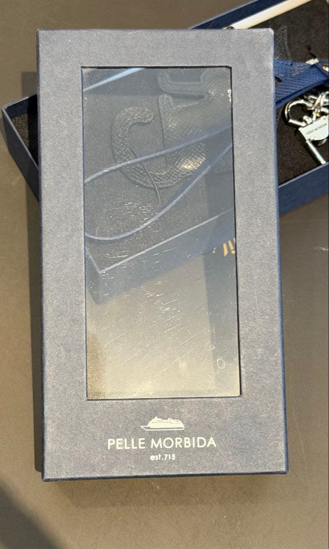 Pelle Morbida 猫型キーホルダー ブラック　新品未使用品