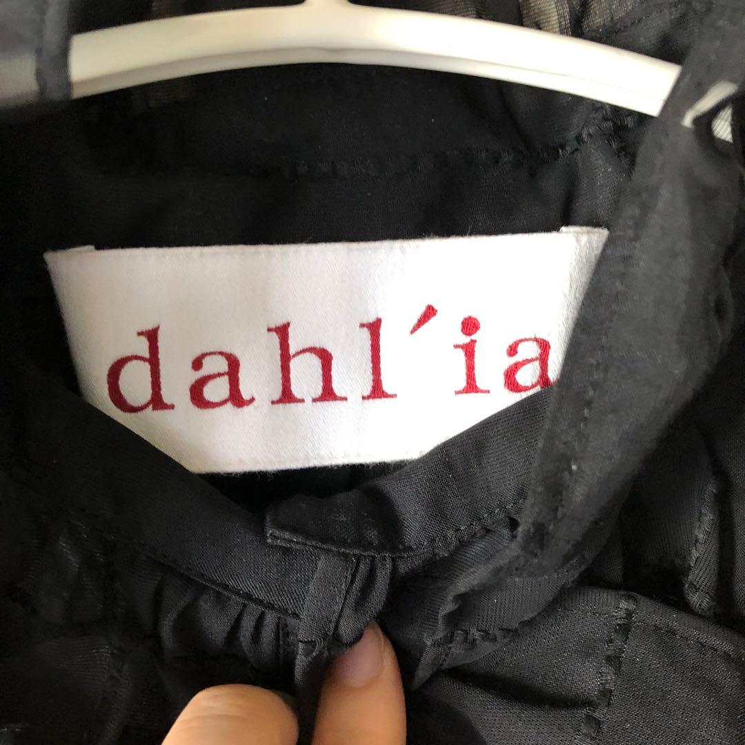 ユナイテッドアローズ別注 ダリア dahl'ia フリルチェックブラウス