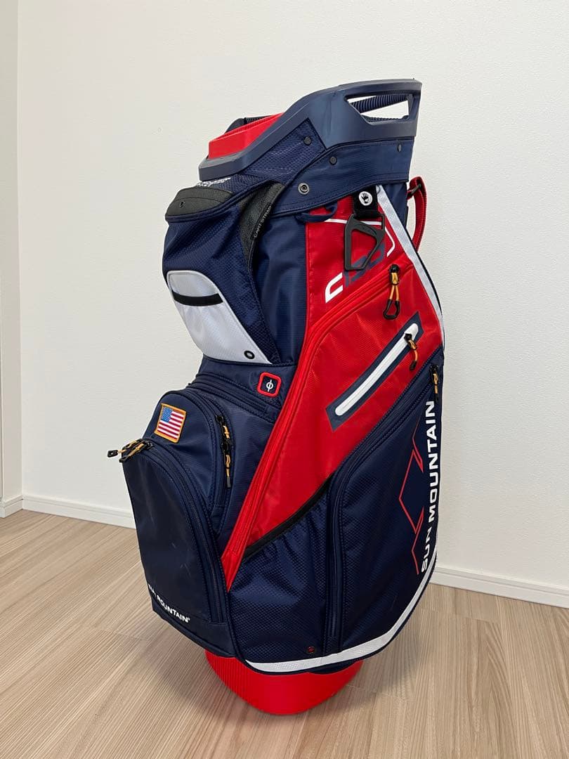 SUN MOUNTAIN ゴルフバッグ ネイビー/レッド