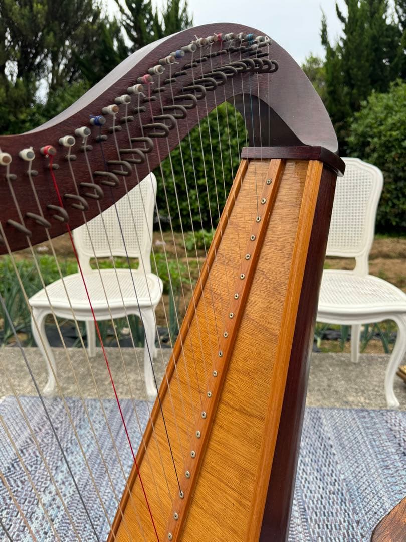 ハープ ハンドペイント装飾付 インテリアにもおすすめ