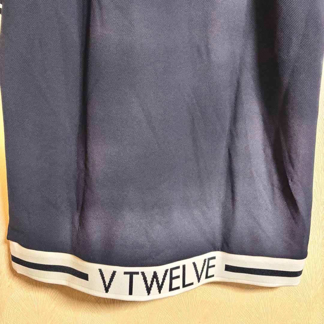 V12 LIB OUT POLO ゴルフウェア ポロシャツ 半袖 ネイビー XL