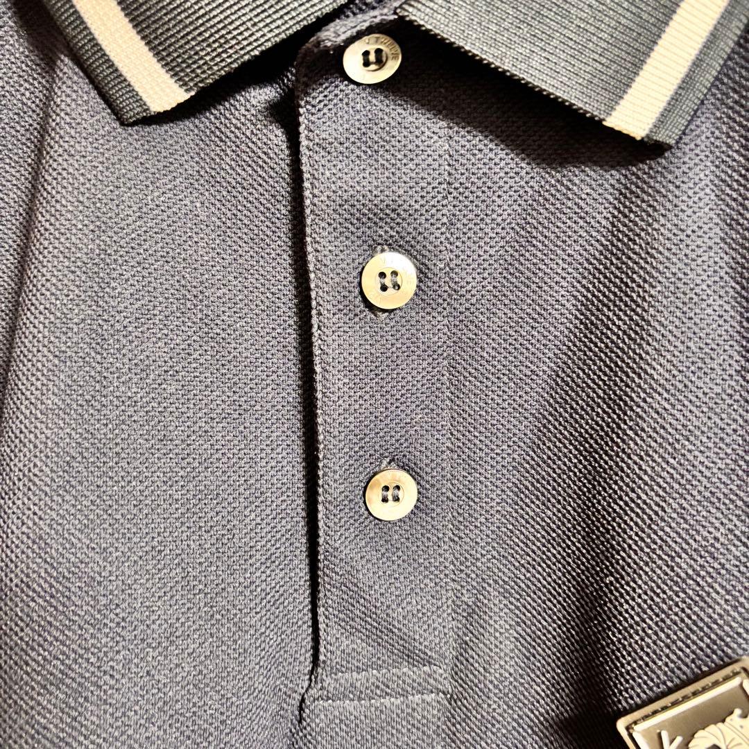 V12 LIB OUT POLO ゴルフウェア ポロシャツ 半袖 ネイビー XL