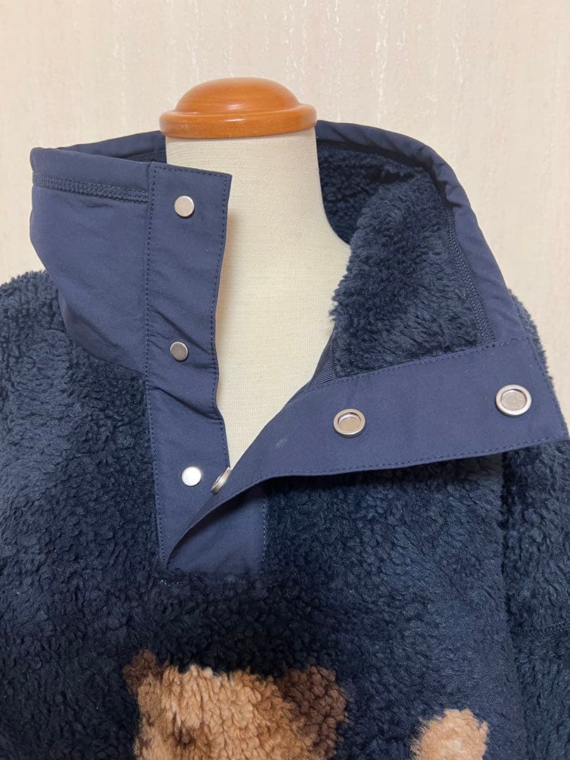 POLOベア　2025限定品　ハイパイルフリースモックネック　ネイビー　M 新品