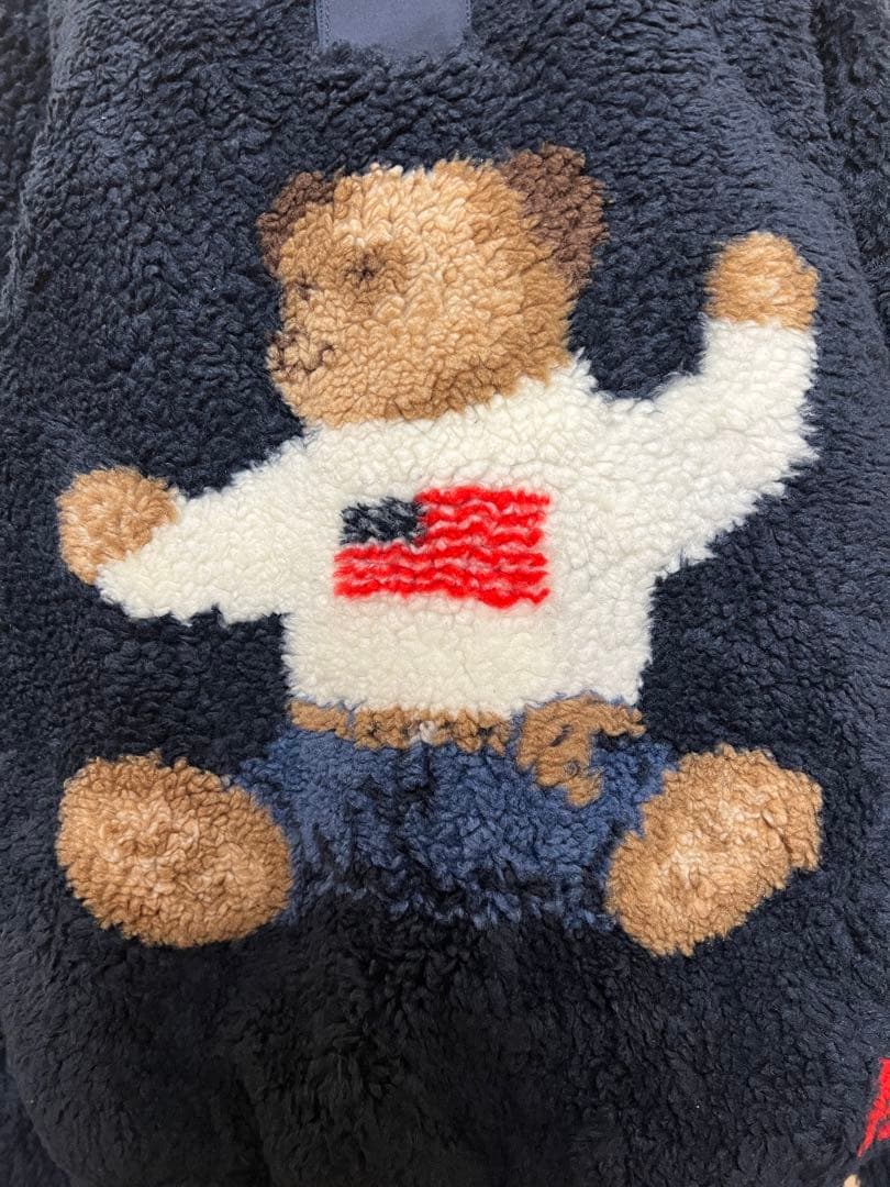 POLOベア　2025限定品　ハイパイルフリースモックネック　ネイビー　M 新品