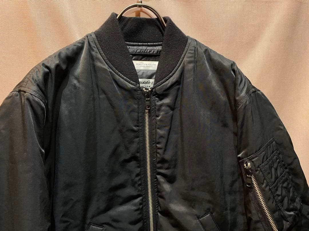 BEAUTY&YOUTH アローズ　シンサレート MA-1 フライトジャケット