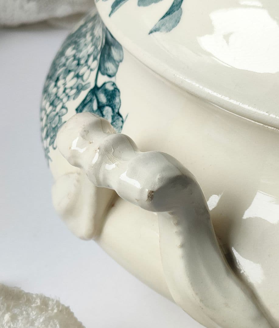 希少　美品　ジアン　LILAS 　スーピエール　フランスアンティーク