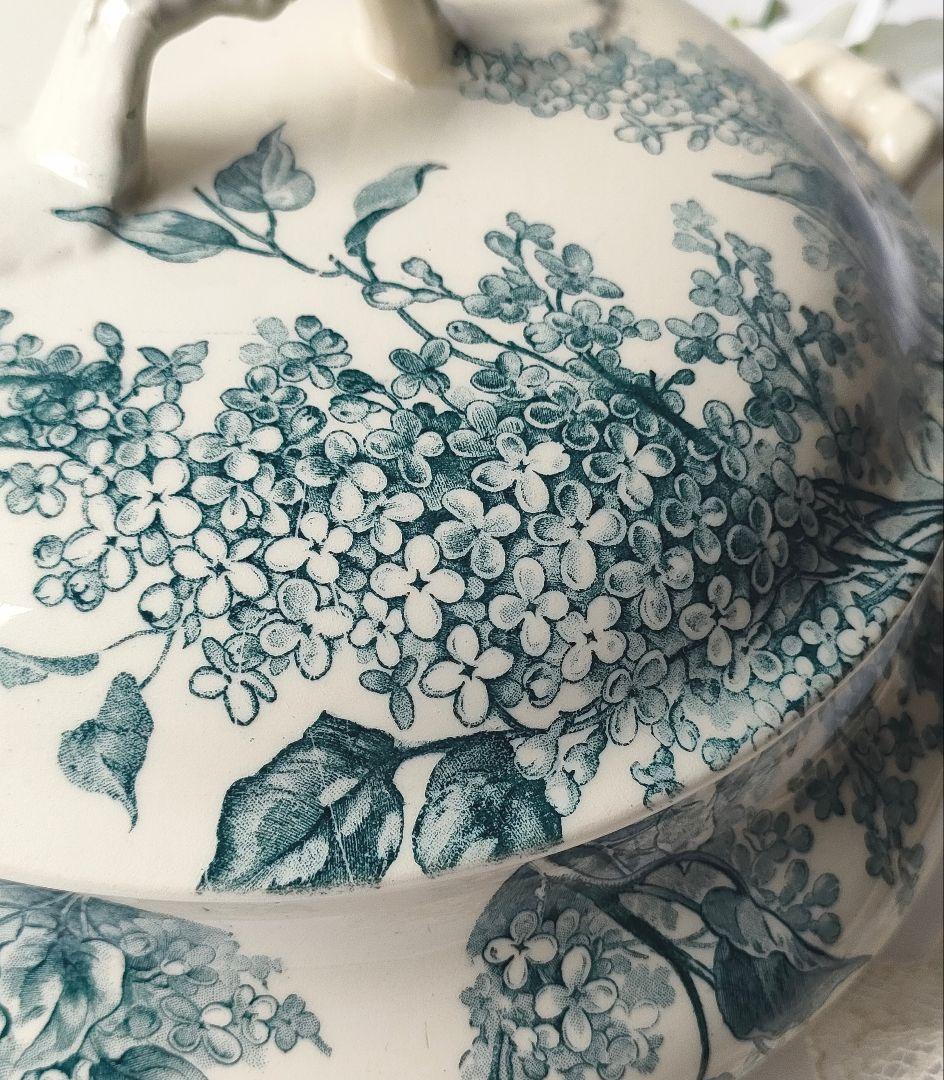 希少　美品　ジアン　LILAS 　スーピエール　フランスアンティーク