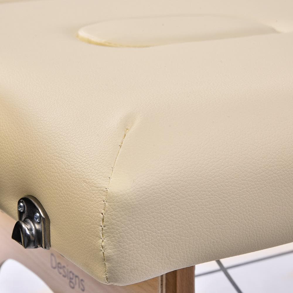 ホワイト マッサージベッド 折りたたみ コンパクト超軽量エステベッドマッサージ台